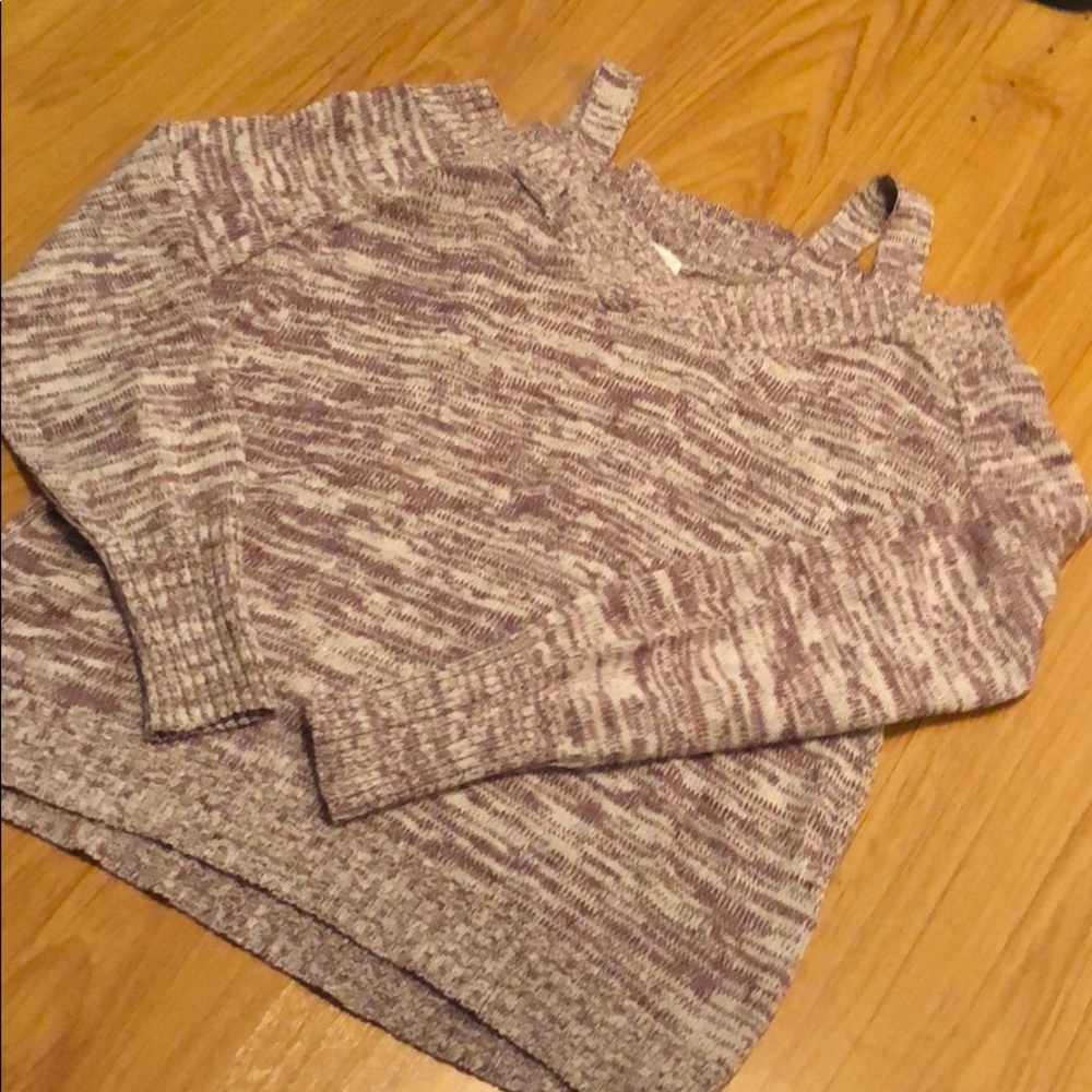 New York and Company cold shoulder sweater
